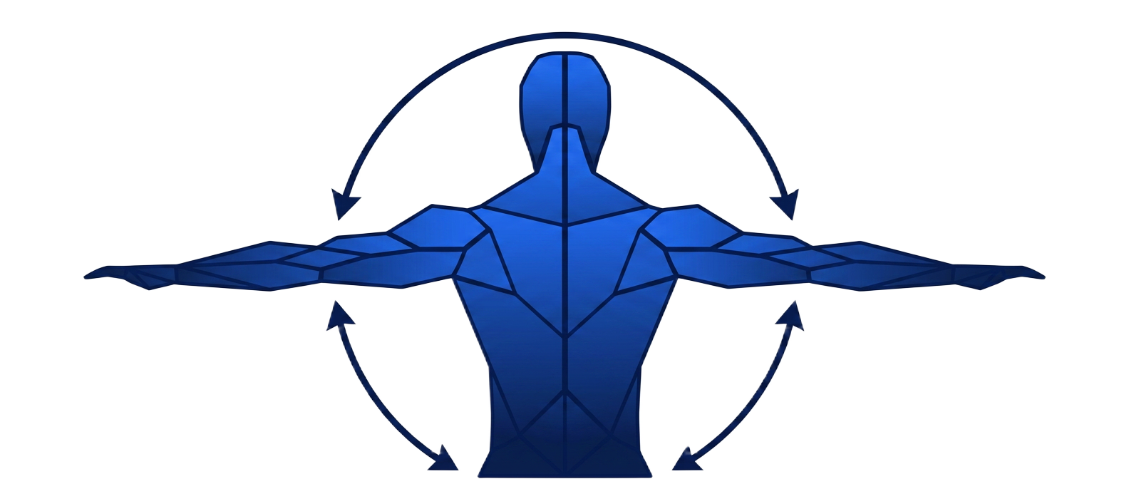 Low-Poly Figur — Institut für Physiotherapie
