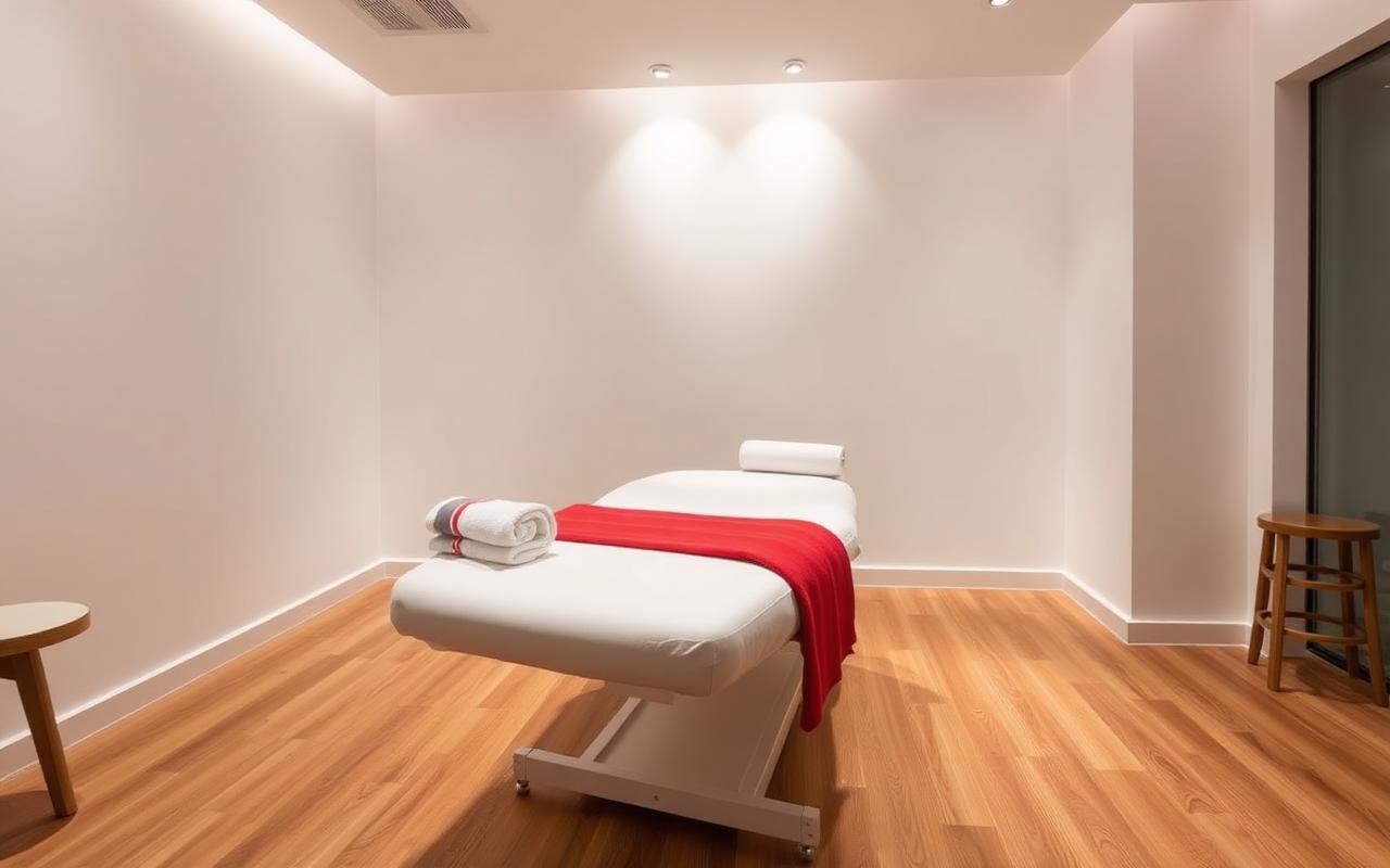 Therapieraum mit modernem Equipment
